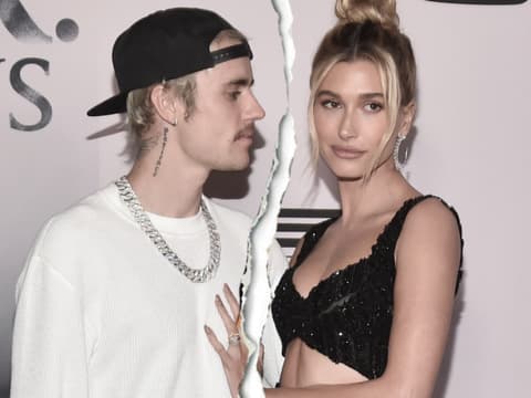 Hailey und Justin Bieber mit einem Trennungsriss