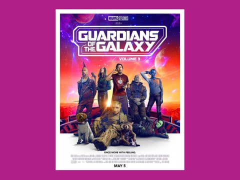 Filmplakat "Guardians of the Galaxy Vol. 3"