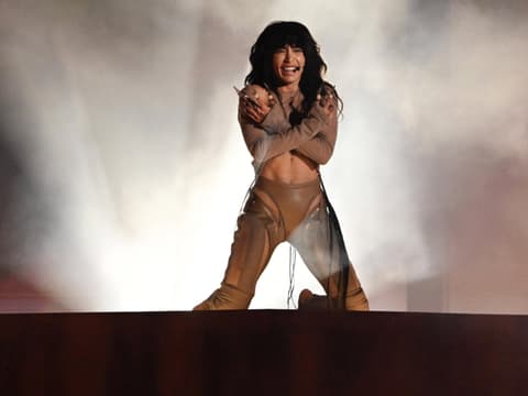 Loreen bei den Proben zum ESC 2023 auf der Bühne.