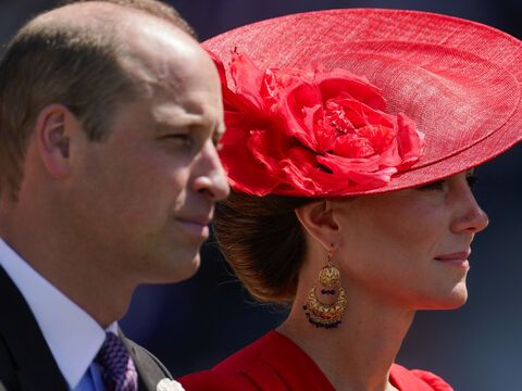 Prinz William und Prinzessin Kate beim Pferderennen in Ascot.