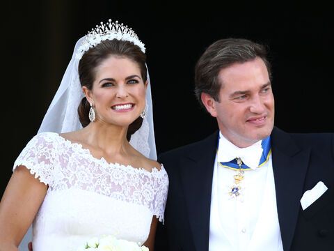 Prinzessin Madeleine von Schweden Chris O’Neill bei ihrer Hochzeit im Jahr 2013.