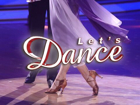 "Let's Dance"-Tänzer hinter Sendungslogo