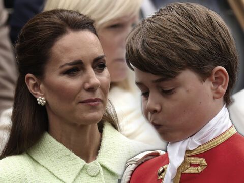 Prinzessin Kate und ihr Sohn Prinz George. 