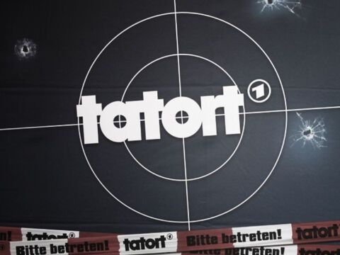 Graues "Tatort"-Logo