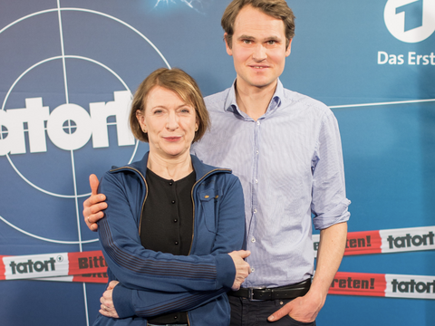 Dagmar Menzel alias Paula Ringelhahn und Fabian Hinrichs im Franken-"Tatort"