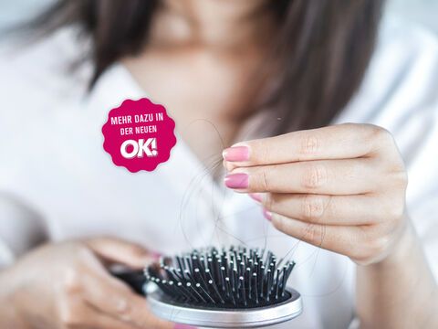 Frau mit Tipps gegen Haarausfall