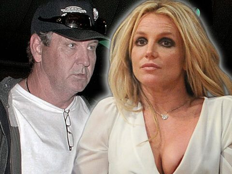 Britney Spears und ihr Vater Jamie Spears sehen ernst aus