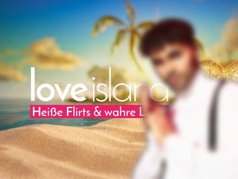 "Love Island"-Logo, Younes Zarou davor verschwommen