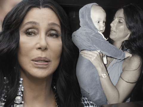 Sängerin Cher heute und mit ihrem Sohn Elijah Blue Allman als Baby