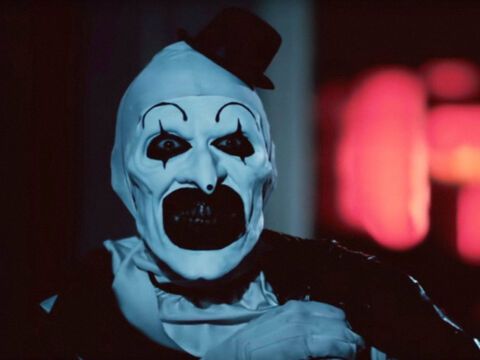 Szene mit Art dem Clown aus dem Film Terrifier