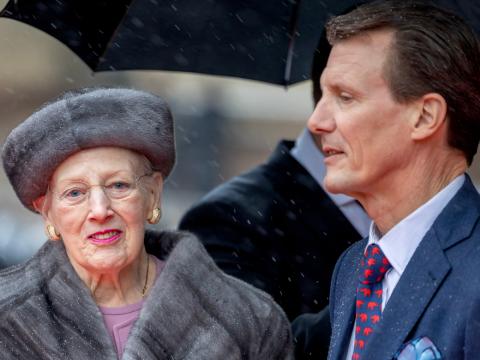 Königin Margrethe und Prinz Joachim von Dänemark. 