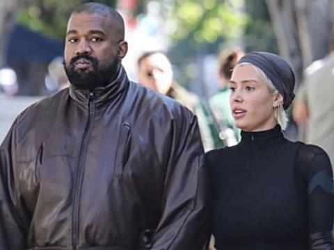 Kanye West und Bianca Censori laufen durch die Straßen