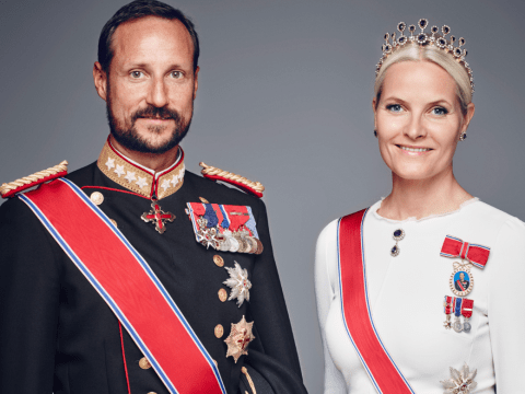 Prinz Haakon und Prinzessin Mette Marit von Norwegen 