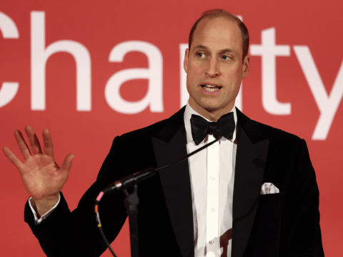 Prinz William redet bei einer Gala