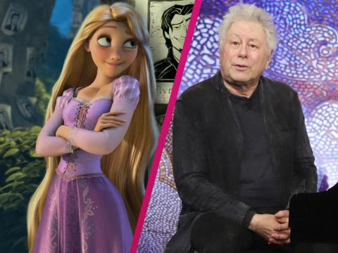 Disneys Rapunzel und Alan Menken