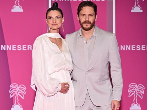 Daniel Brühl mit schwangerer Frau Felicitas in Cannes