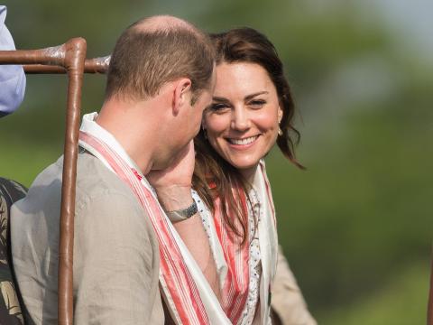 Prinzessin Kate und Prinz William verliebt bei Indien-Reise 2013