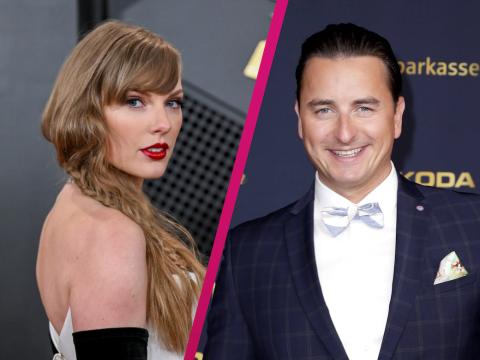 Collage Taylor Swift und Andreas Gabalier