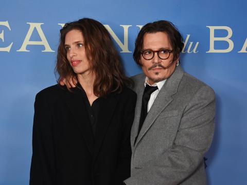 Johnny Depp und Maïwenn bei der Jeanne du Barry Filmveranstaltung, 2023
