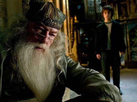 Michael Gambon als Dumbledore in "Harry Potter"