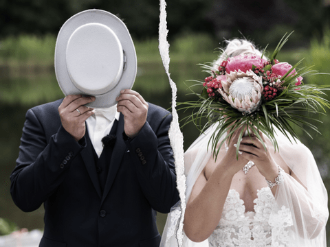 Ehepaar bei "Hochzeit auf den ersten Blick" mit einem Trennungsriss
