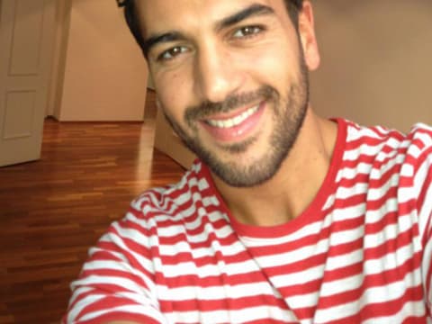 Der Boden sieht schon mal gut aus! Elyas M'Barek