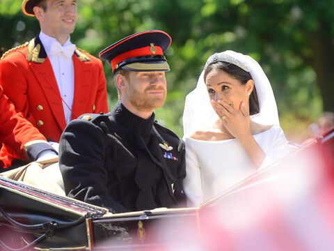 Prinz Harry und Herzogin Meghan bei ihrer Hochzeit