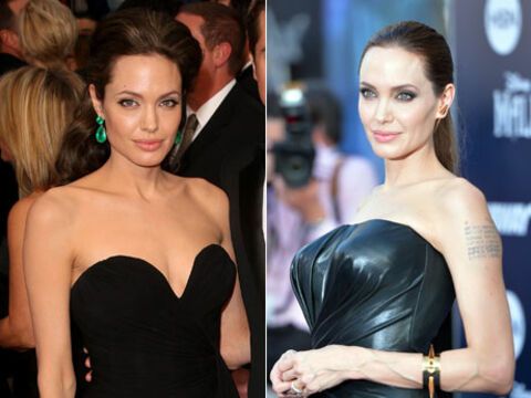 Angelina Jolie vor 5 Jahren und heute 