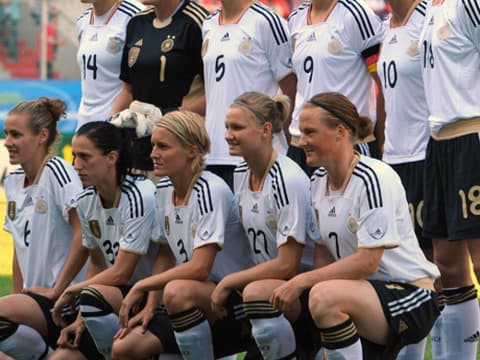 Die deutsche Frauenfußball Nationalmannschaft 2011