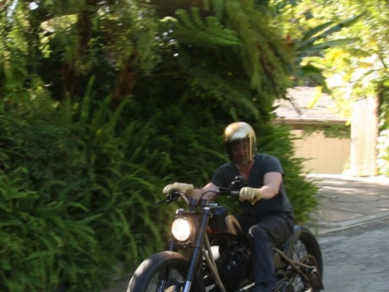Brad Pitt als Biker