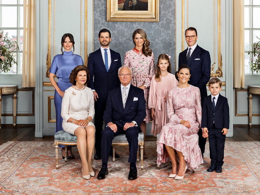 Familienfoto der schwedischen Royals