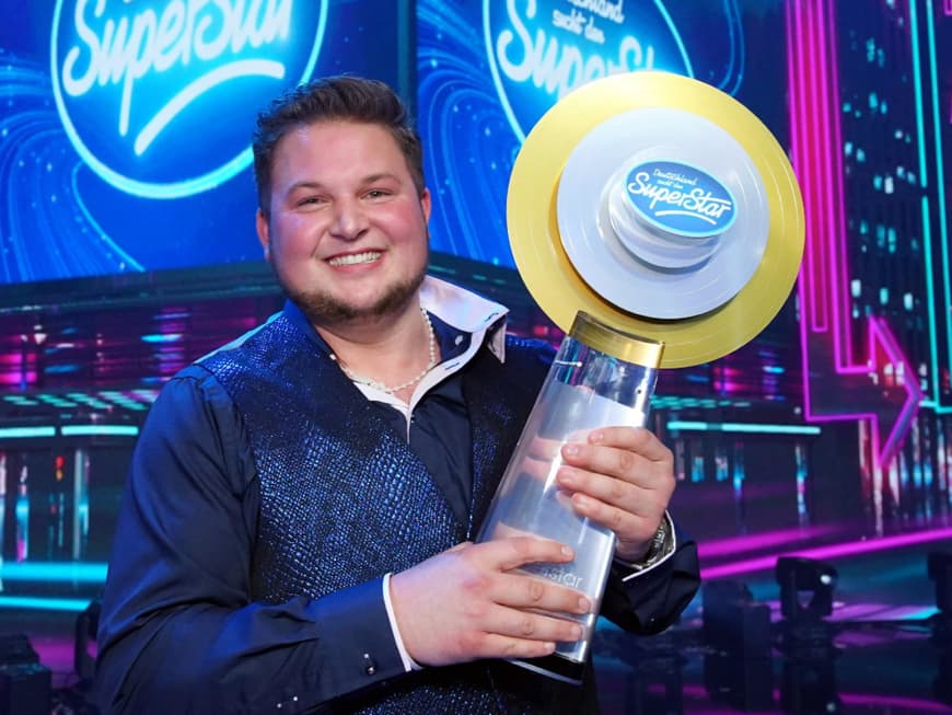 Harry Laffontien nach seinem DSDS-Sieg