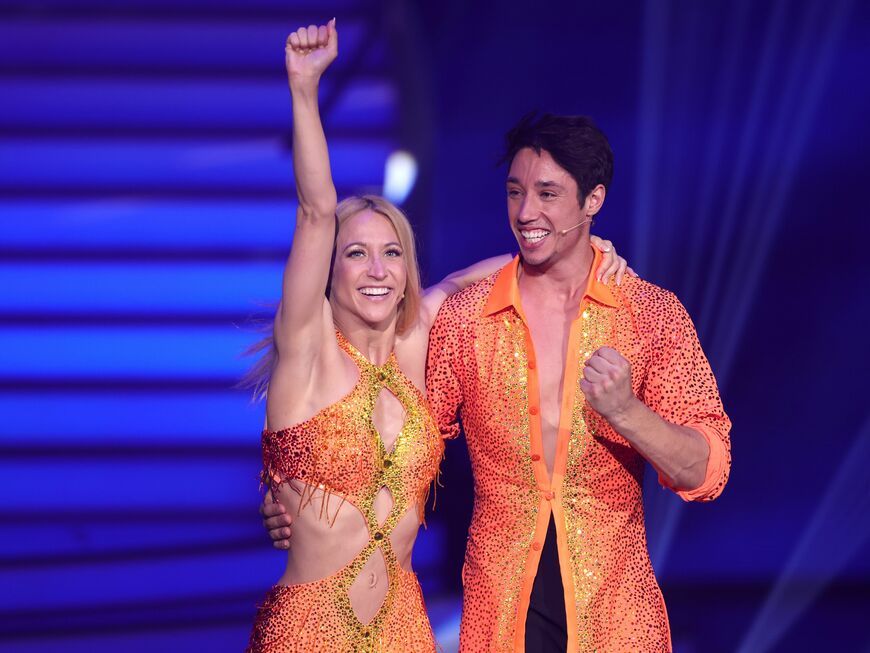 Kathrin Menzinger und Rene Casselly bei "Let's Dance"