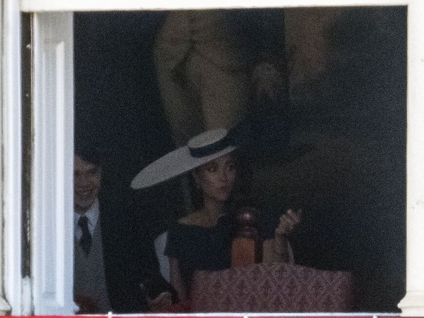 Herzogin Meghan bei der Jubiläumsparade der Queen im Buckingham Palast 2022