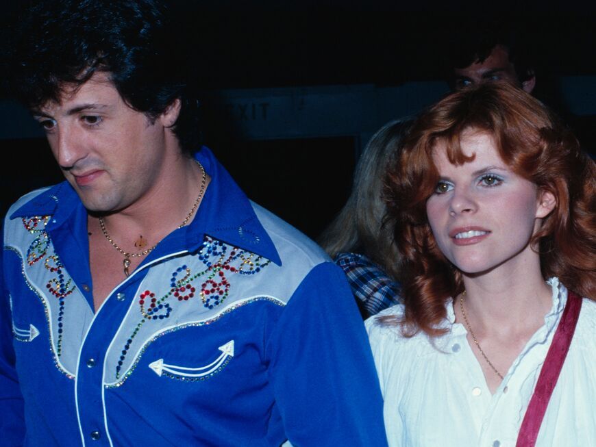 Sylvester Stallone mit seiner ersten Ehefrau Sasha Czack