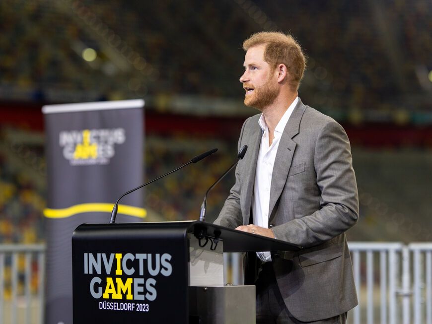 Prinz Harry spricht über die "Invictus Games 2023"