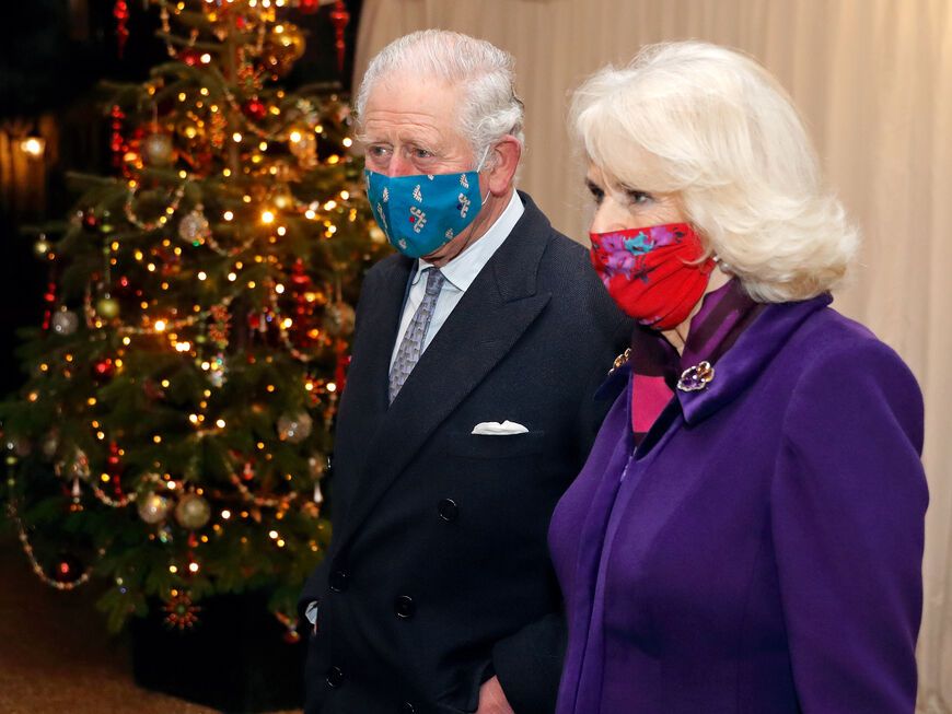 König Charles III. und Camilla in der Weihnachtszeit