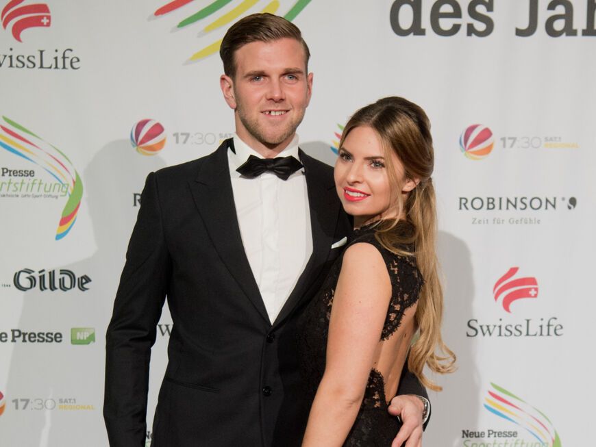 Niclas und Lisa Füllkrug bei der Gala "Sportler des Jahres"