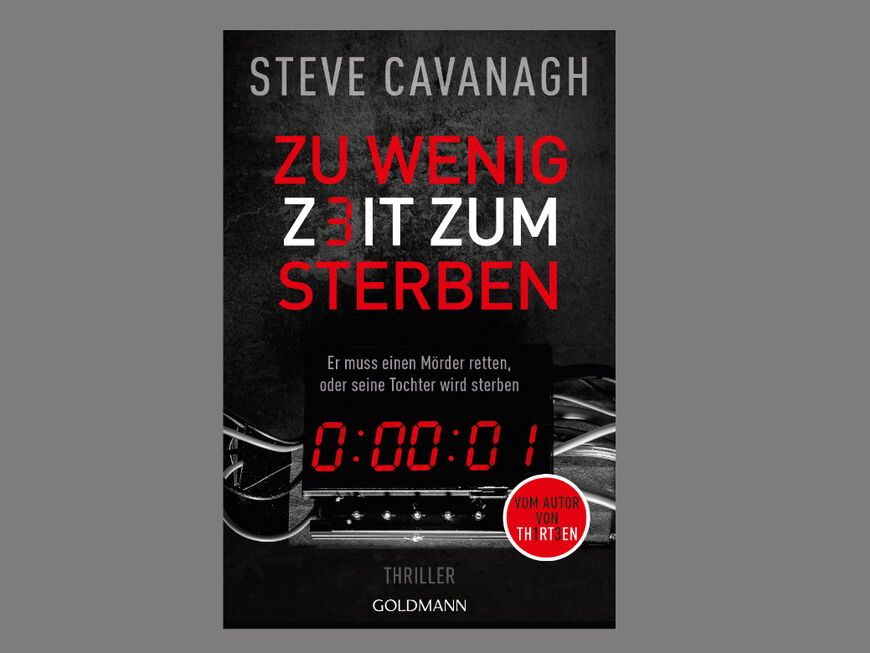 Buchcover Zu wenig Zeit zum Sterben von Steve Cavanagh