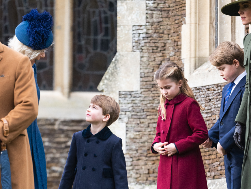 Kirchgang in Sandringham Weihnachten 2022: Queen Consort Camilla und Prinz Louis