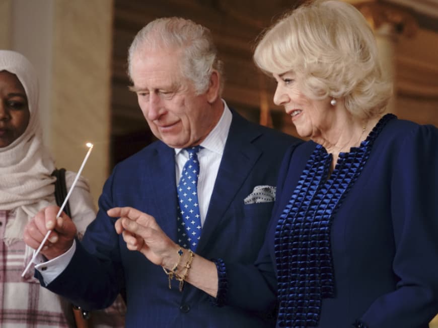 König Charles und Queen Consort Camilla am Holocaust-Gedenktag im Januar 2023