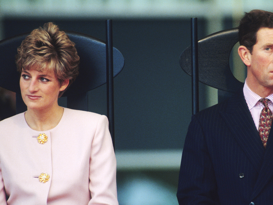 Charles und Diana in der Ehekrise: Sie blicken in verschiedene Richtungen