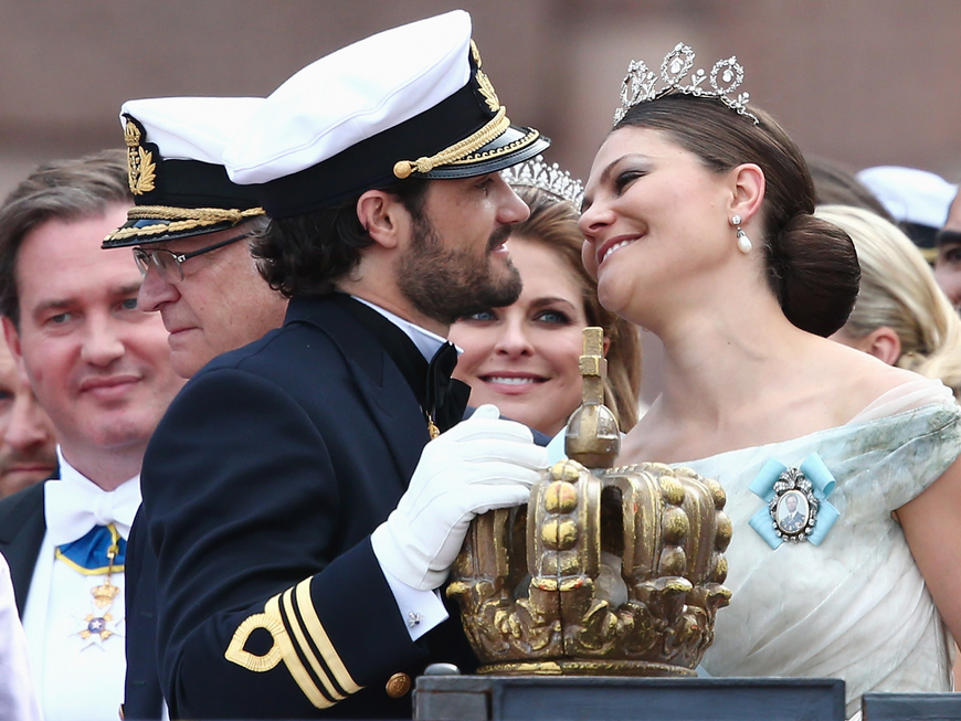 Prinz Carl Philip und Prinzessin Victoria