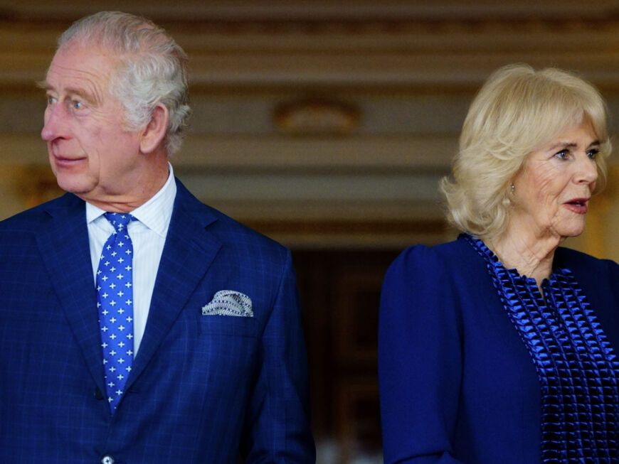 König Charles III. und seine Frau Queen Consort Camilla.