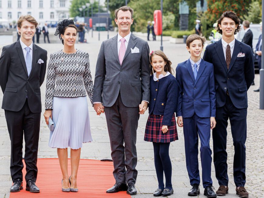 Prinz Joachim und Prinzessin Marie mi ihren Kindern. 