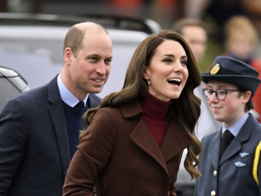 Prinz William und Prinzessin Kate auf Besuch in Cornwall. 