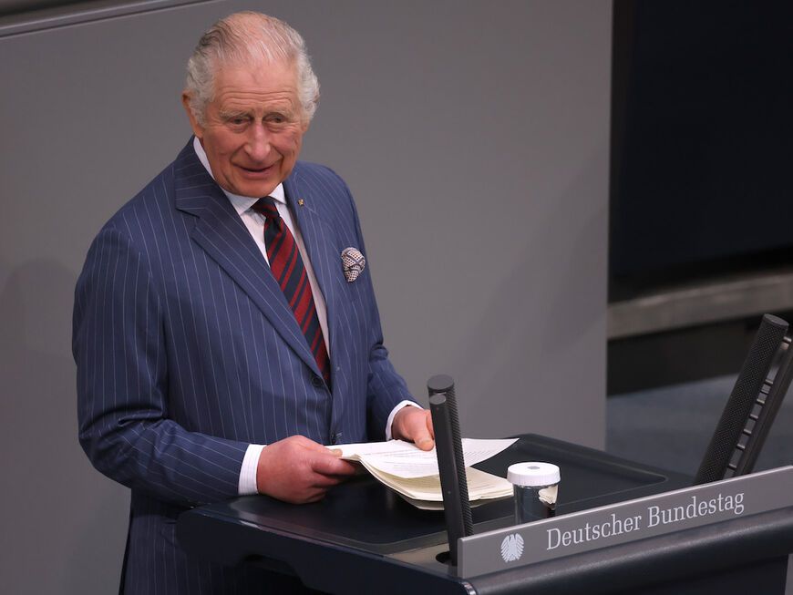 König Charles spricht im Deutschen Bundestag