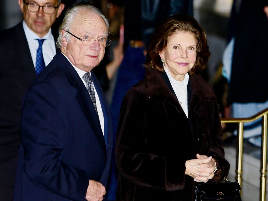 König Carl Gustaf und Königin Silvia, 2023.