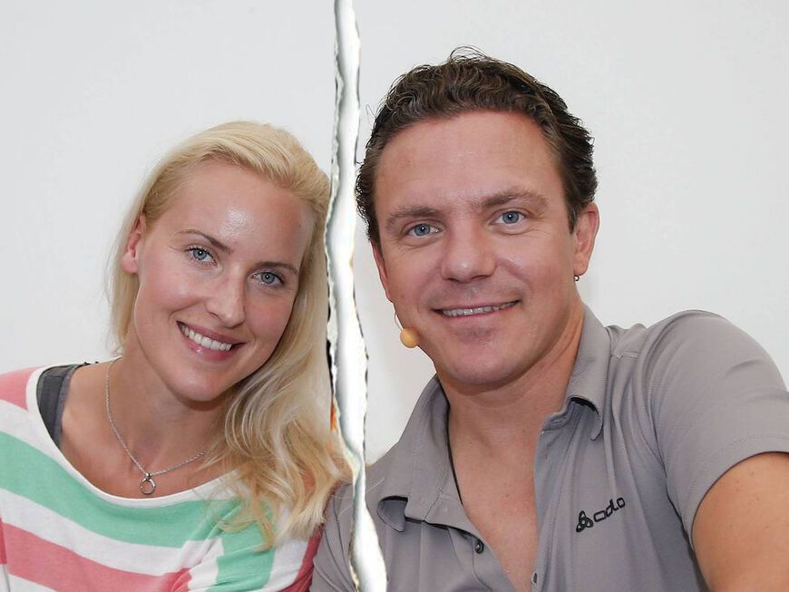 Stefan Mross und Susanne Schmidt lächeln in die Kamera