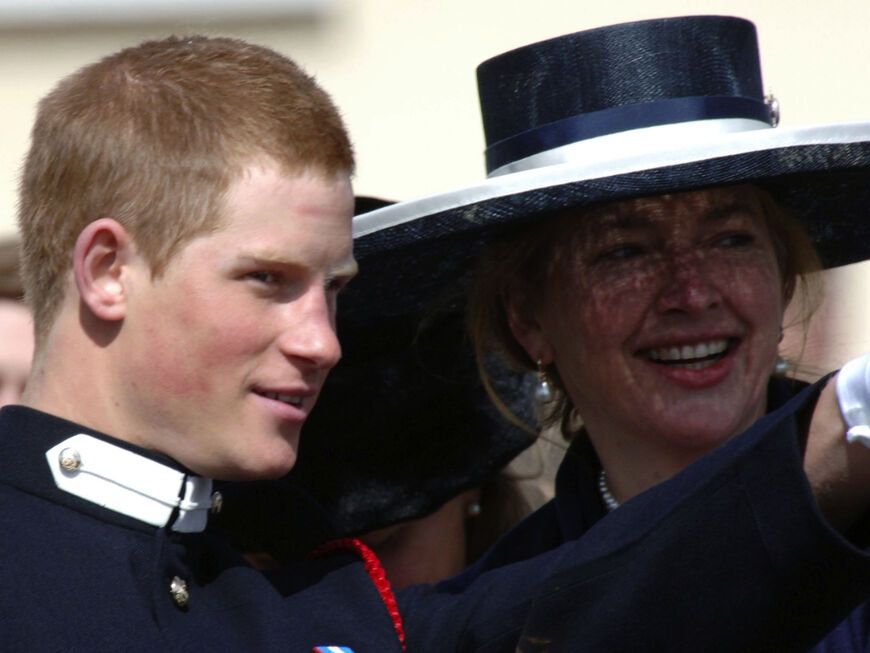 Prinz Harry und sein früheres Kindermädchen Tiggy Legge-Bourke.